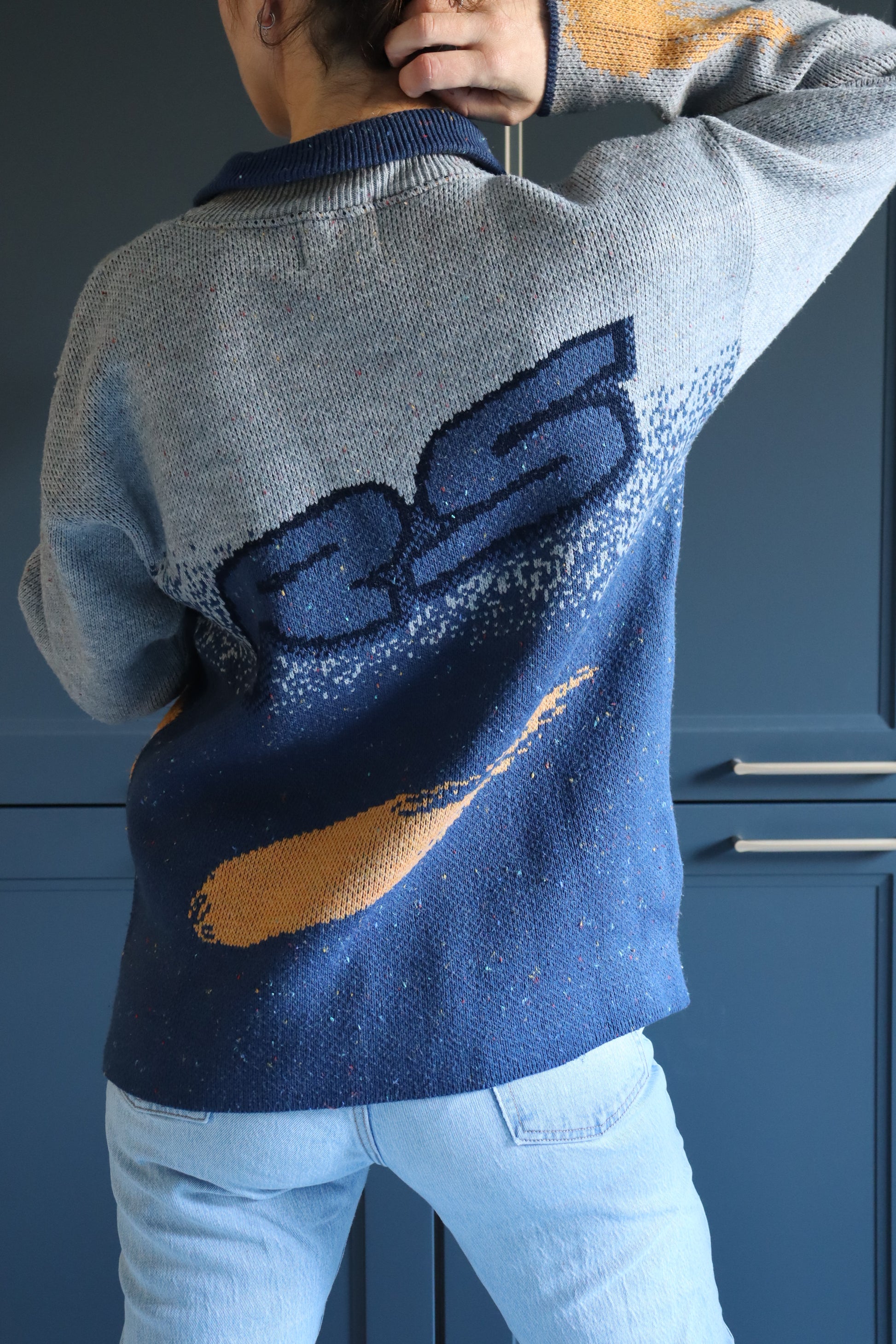 Pull over vintage zippé 90 skate la friperie vintage 25