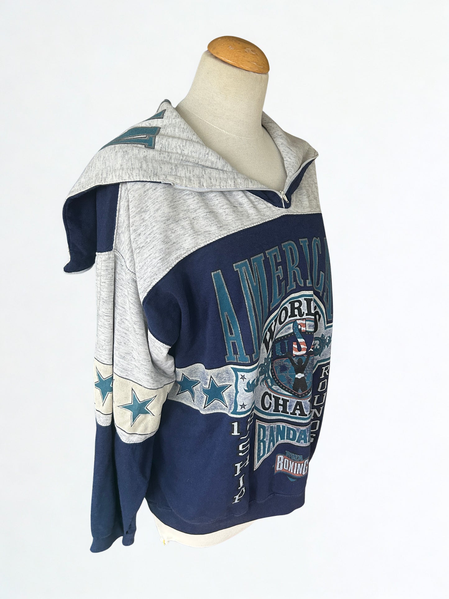 Sweat short vintage 90 USA imprimé