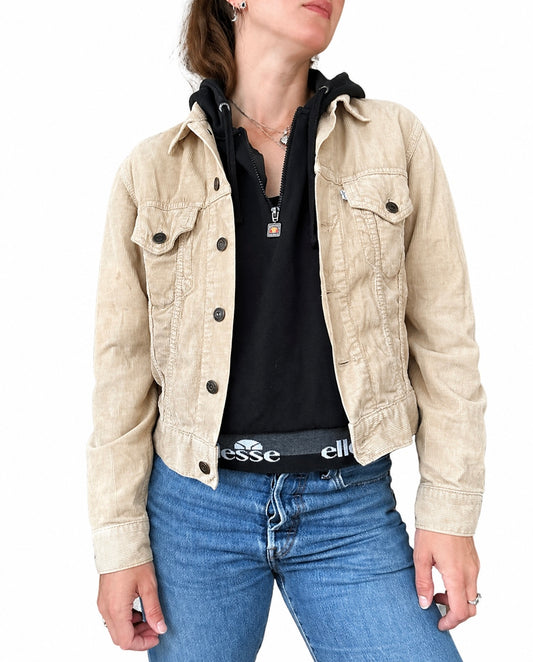 Veste Levi’s velours beige vintage