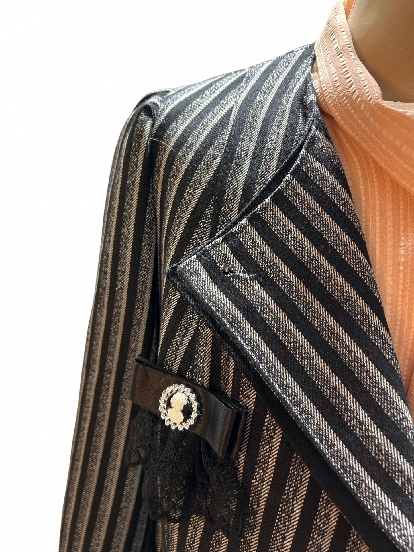 Veste vintage blazer à rayures