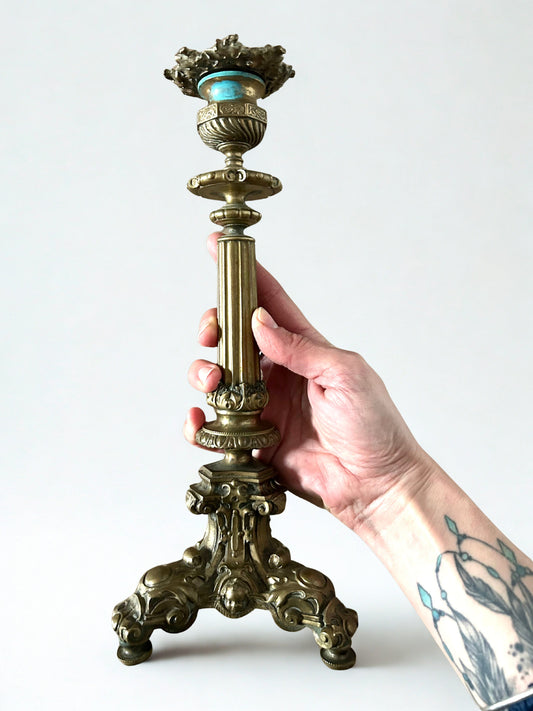 Bougeoir ancien Napoleon III la friperie vintage 25