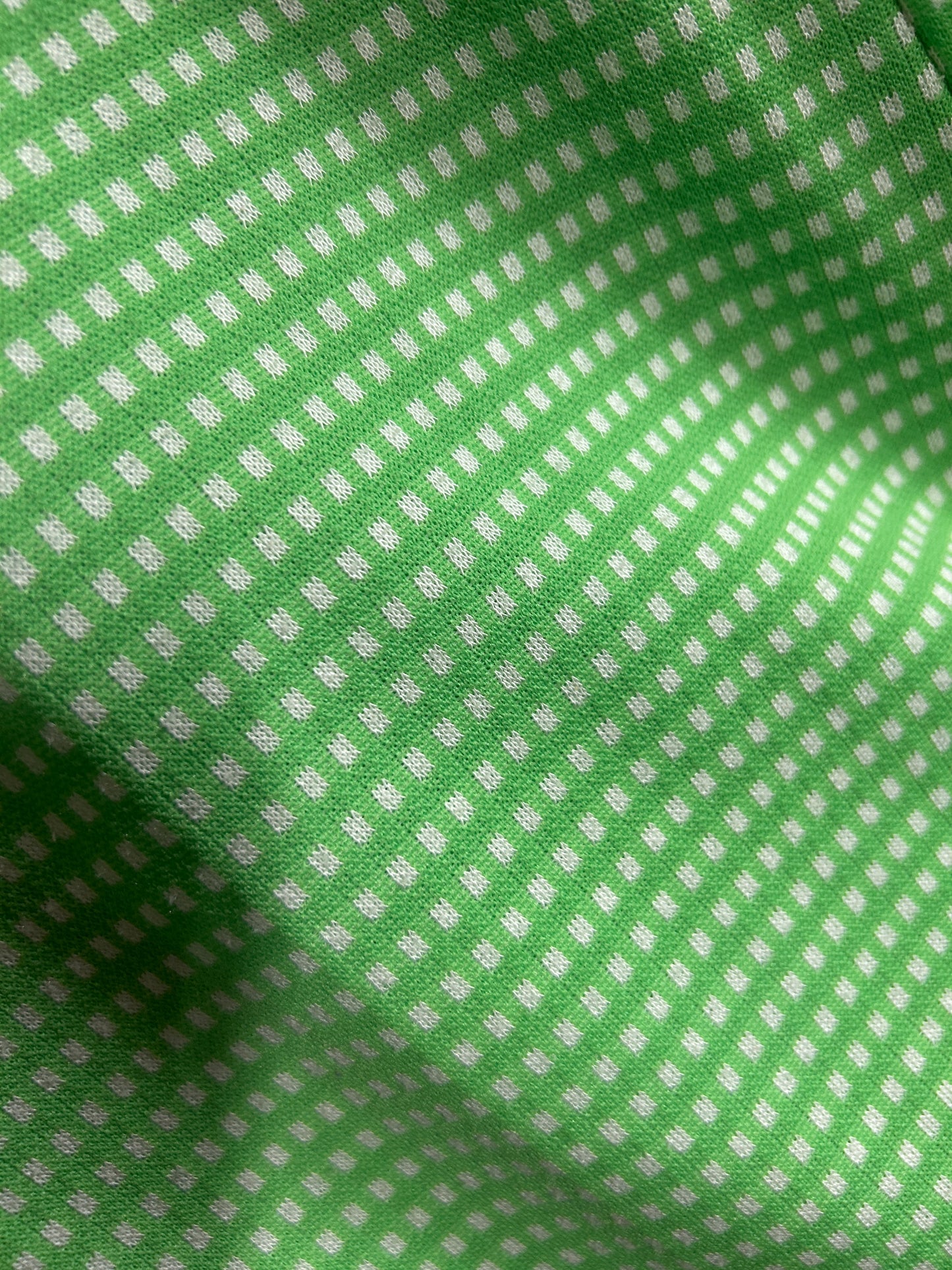 Robe vintage vert Vichy