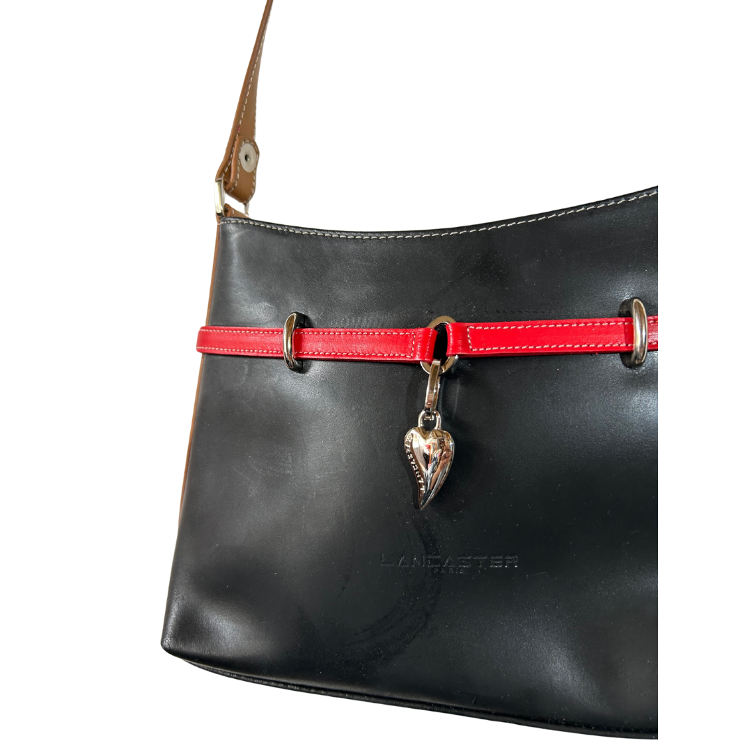 Sac à main Lancaster Versailles porté épaule la friperie vintage 25