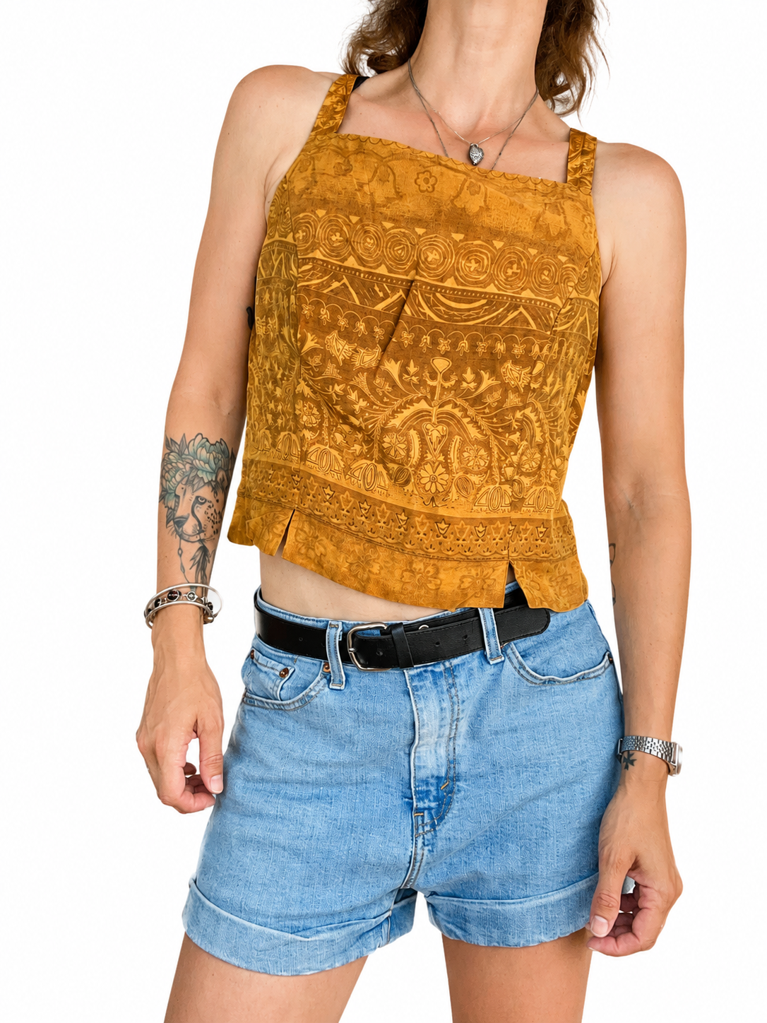 Top Manoukian motifs ocre
