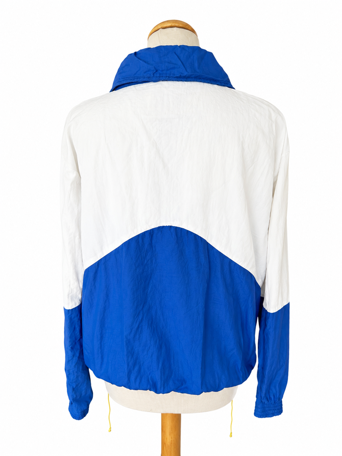 Veste vintage sport bleu et blanc