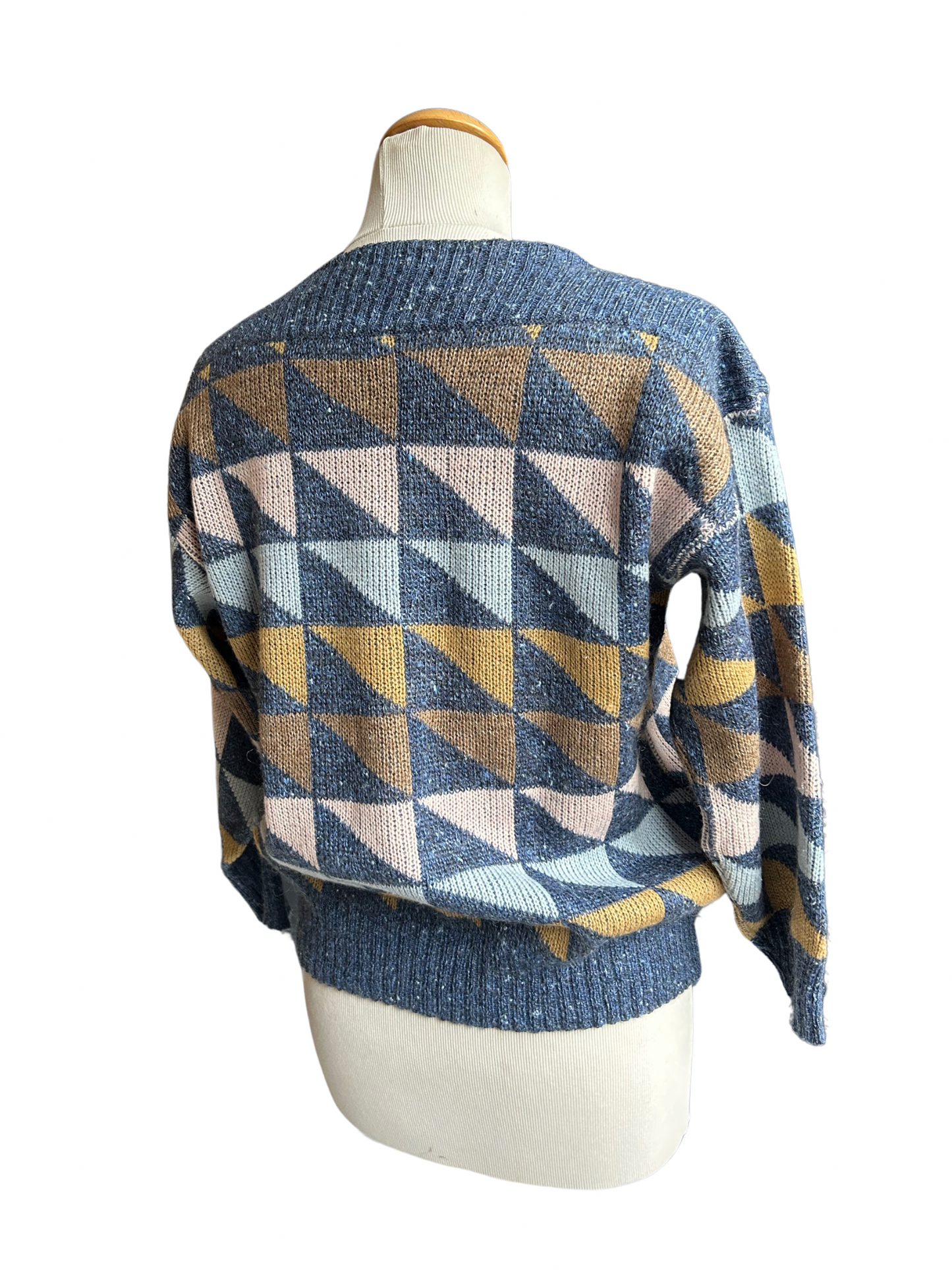Pull over vintage motifs colorés la friperie vintage 25