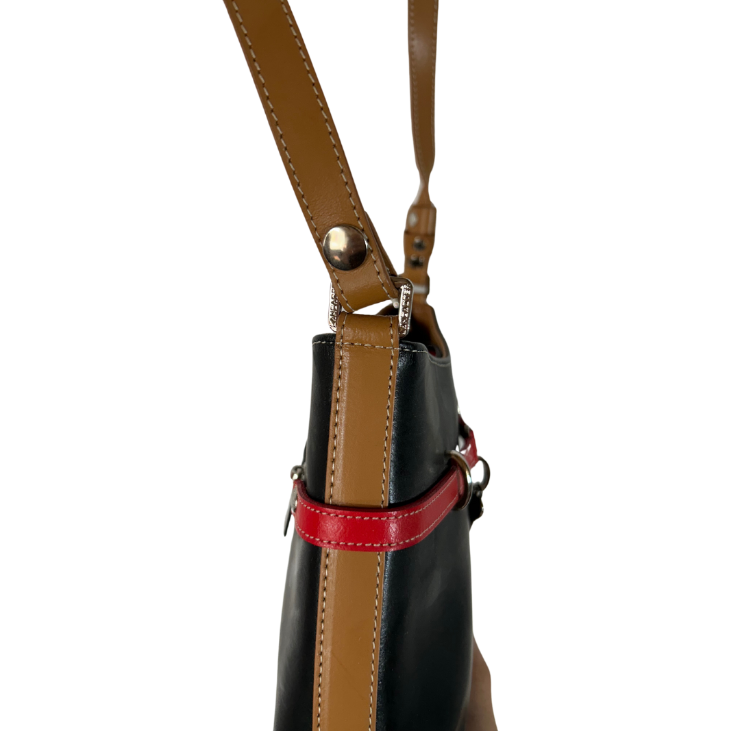 Sac à main Lancaster Versailles porté épaule la friperie vintage 25