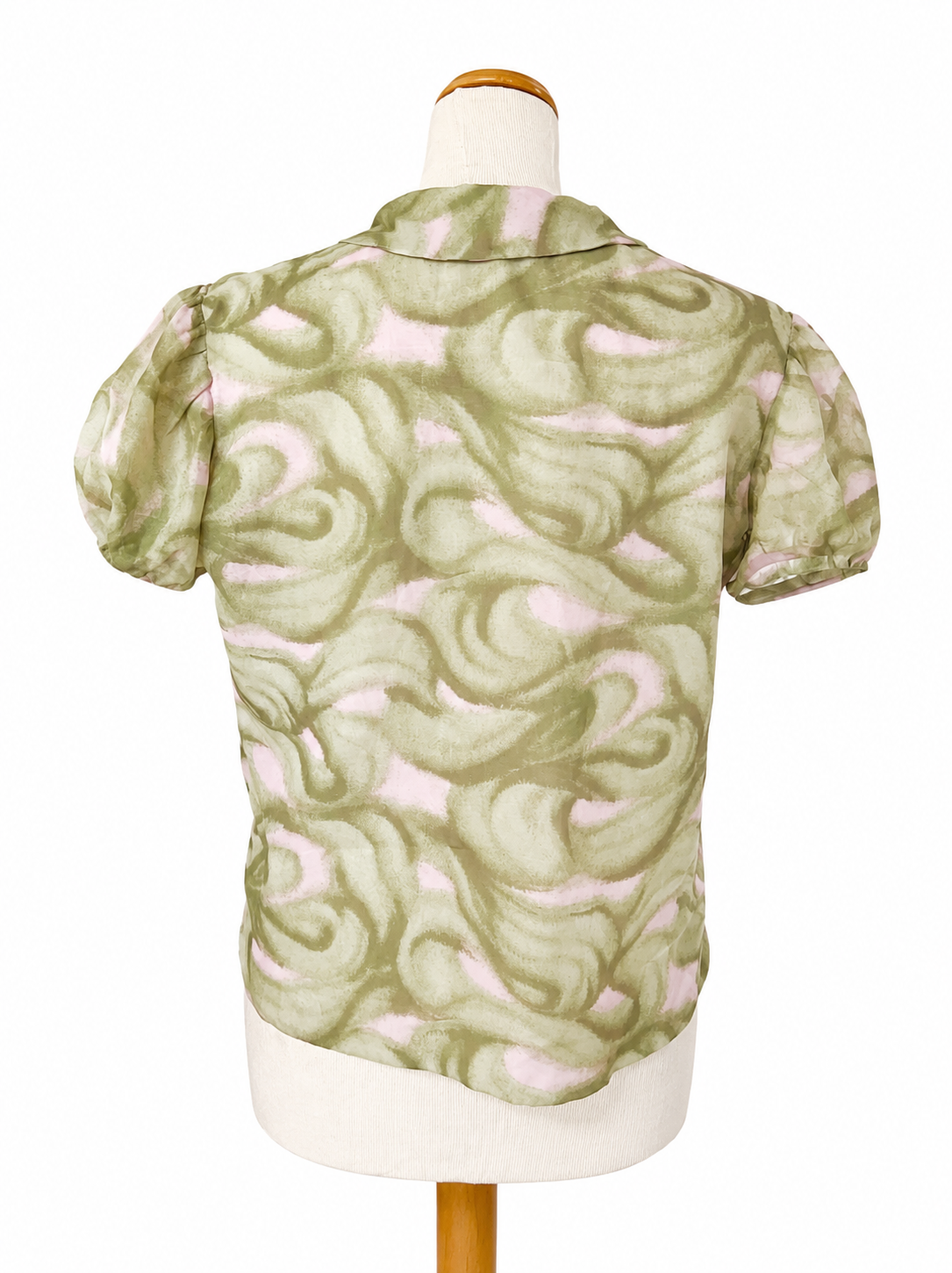 Chemisier vintage imprimé pastel