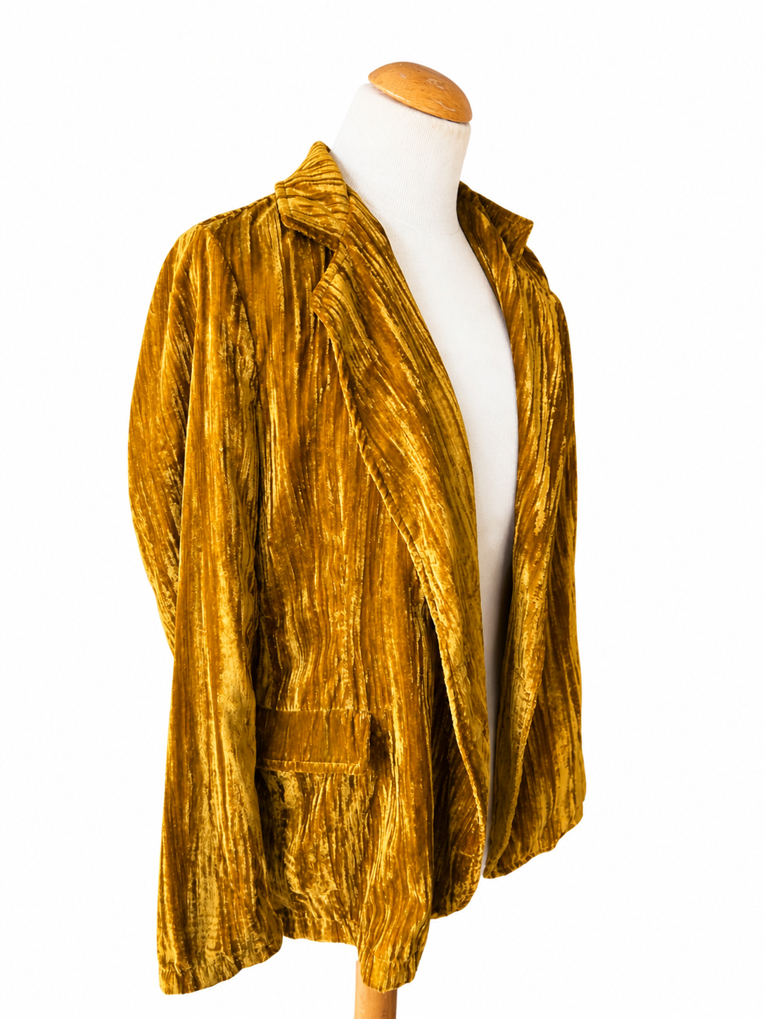Veste velours doré vintage