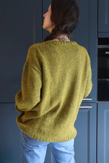 Pull over vintage vert oversize la friperie vintage 25