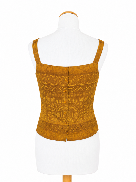 Top Manoukian motifs ocre