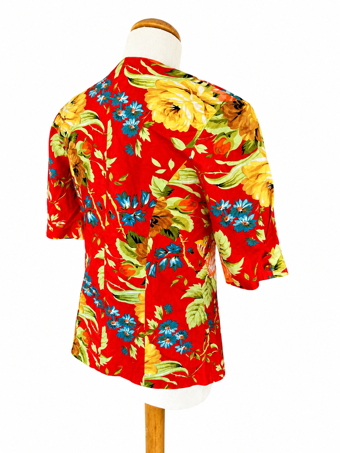 Veste fleurie vintage coton