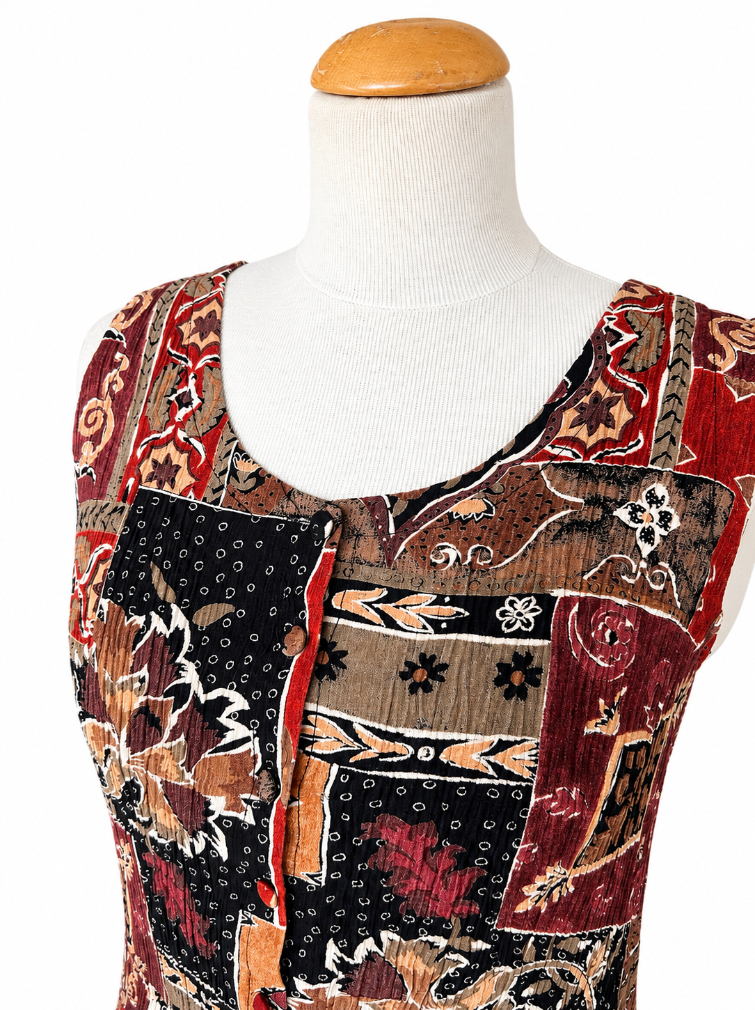 Robe vintage imprimé patchwork