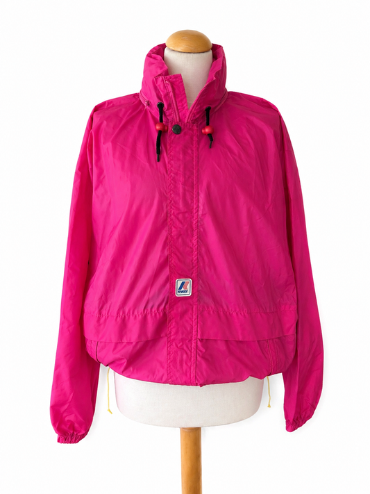 Kway rose vintage 90 oversize