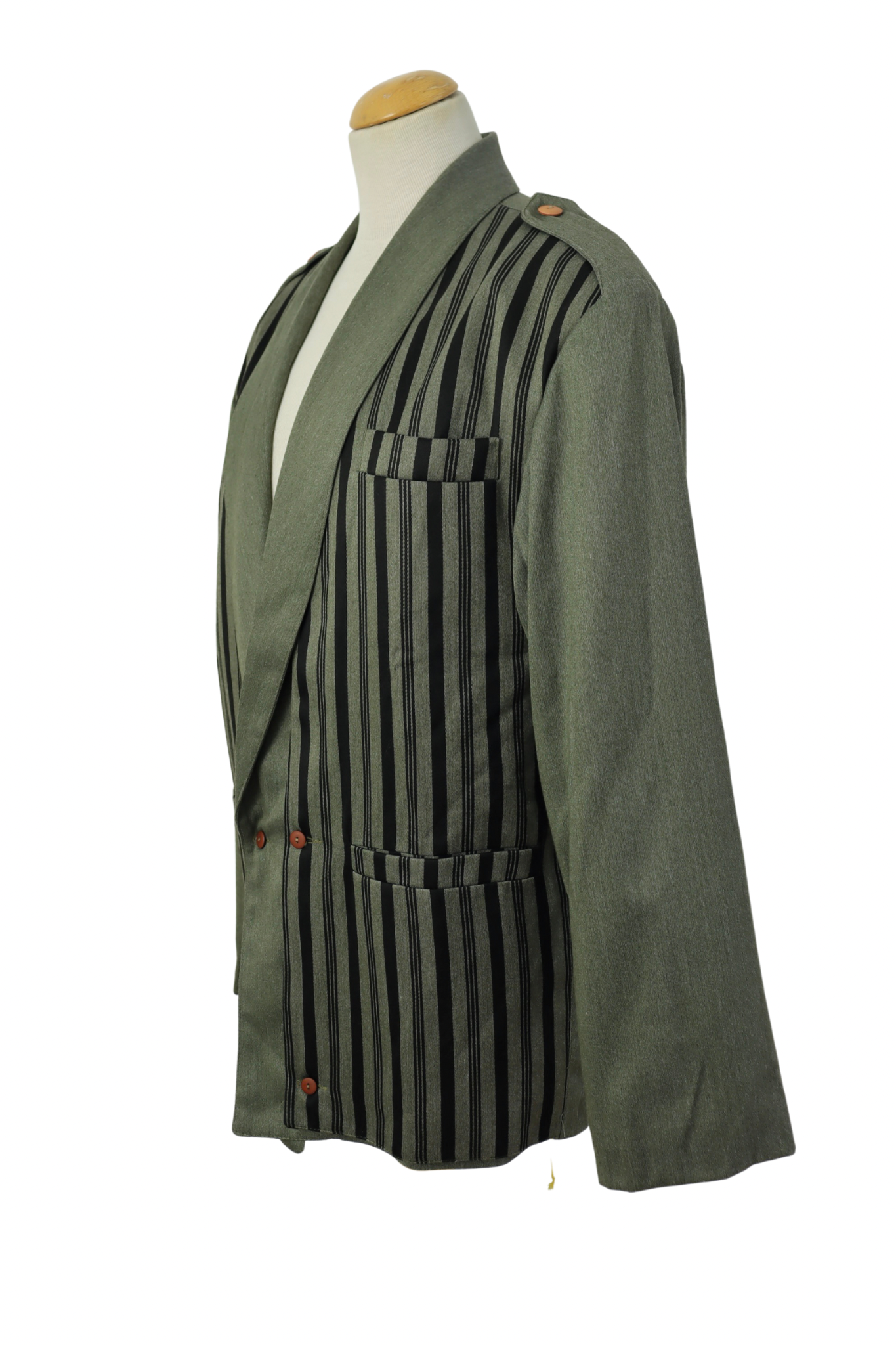 Veste vintage blazer homme à rayures la friperie vintage 25