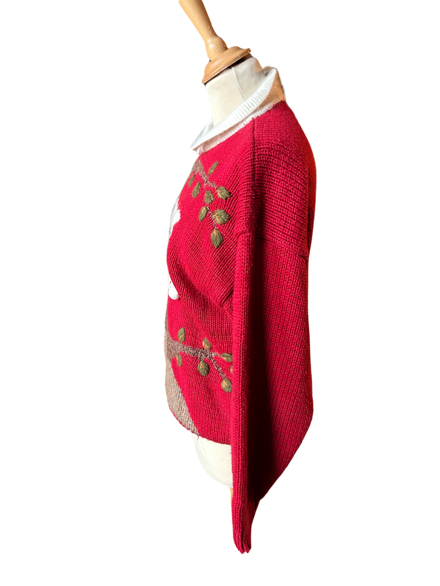 Pull over vintage rouge koala laine la friperie vintage 25
