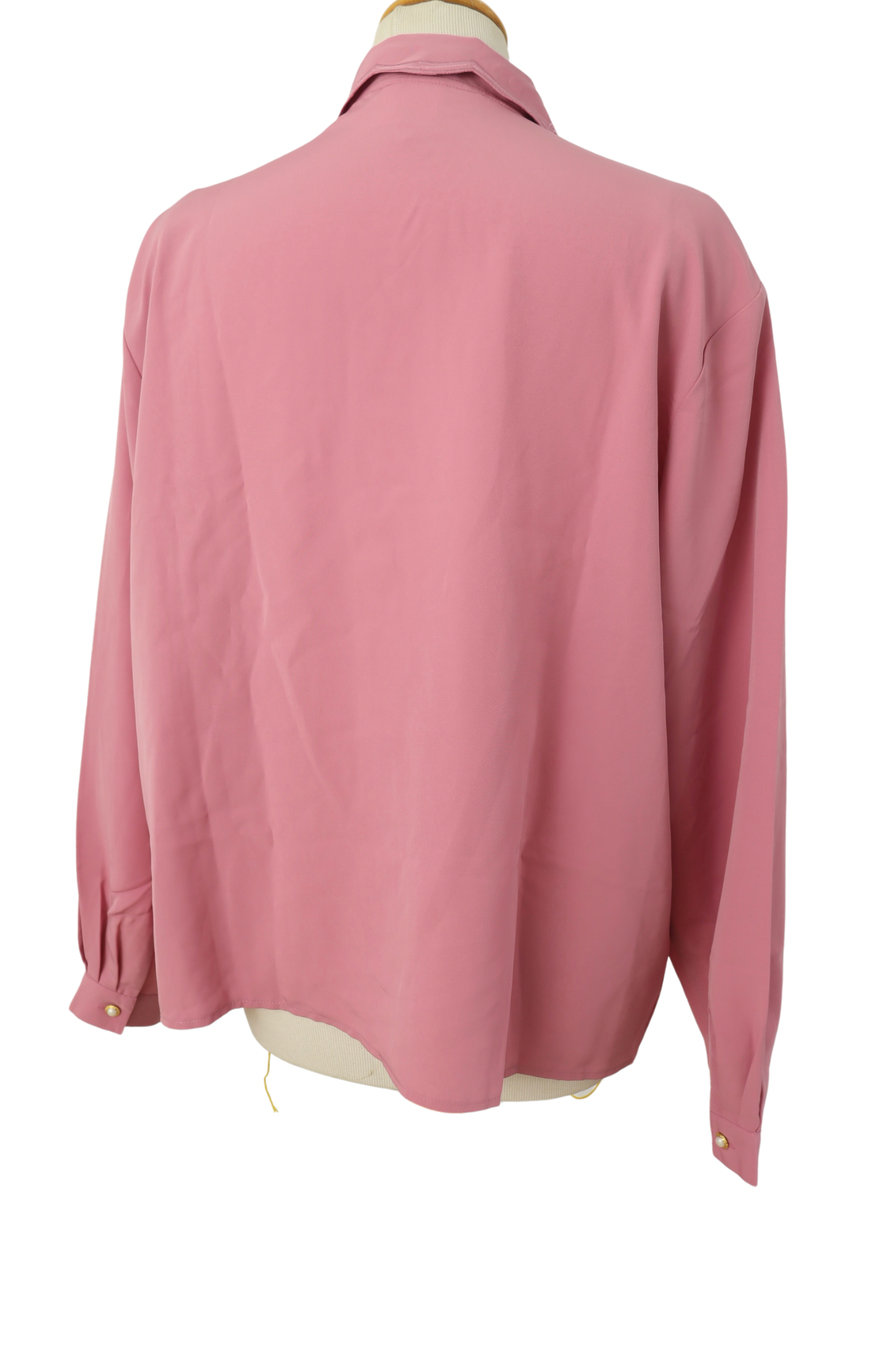 Chemisier vintage vieux rose à broderies la friperie vintage 25