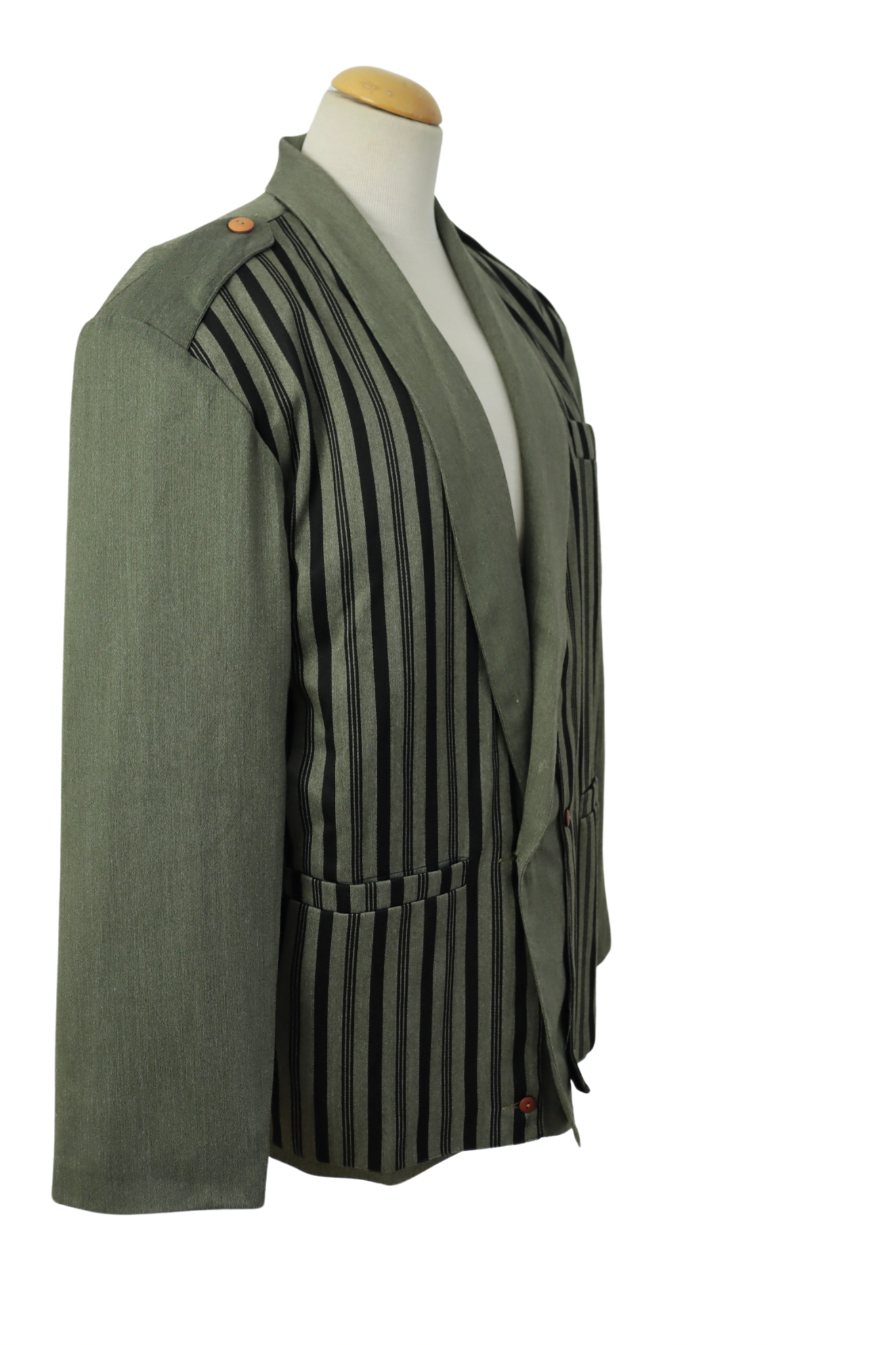 Veste vintage blazer homme à rayures la friperie vintage 25
