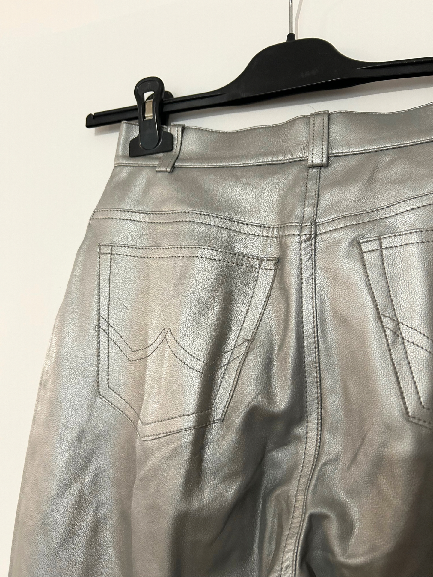 Pantalon argenté vintage Benetton
