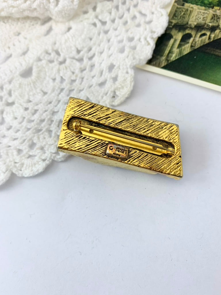 Broche vintage Georges Rech Paris abstraite La friperie vintage la friperie vintage 25