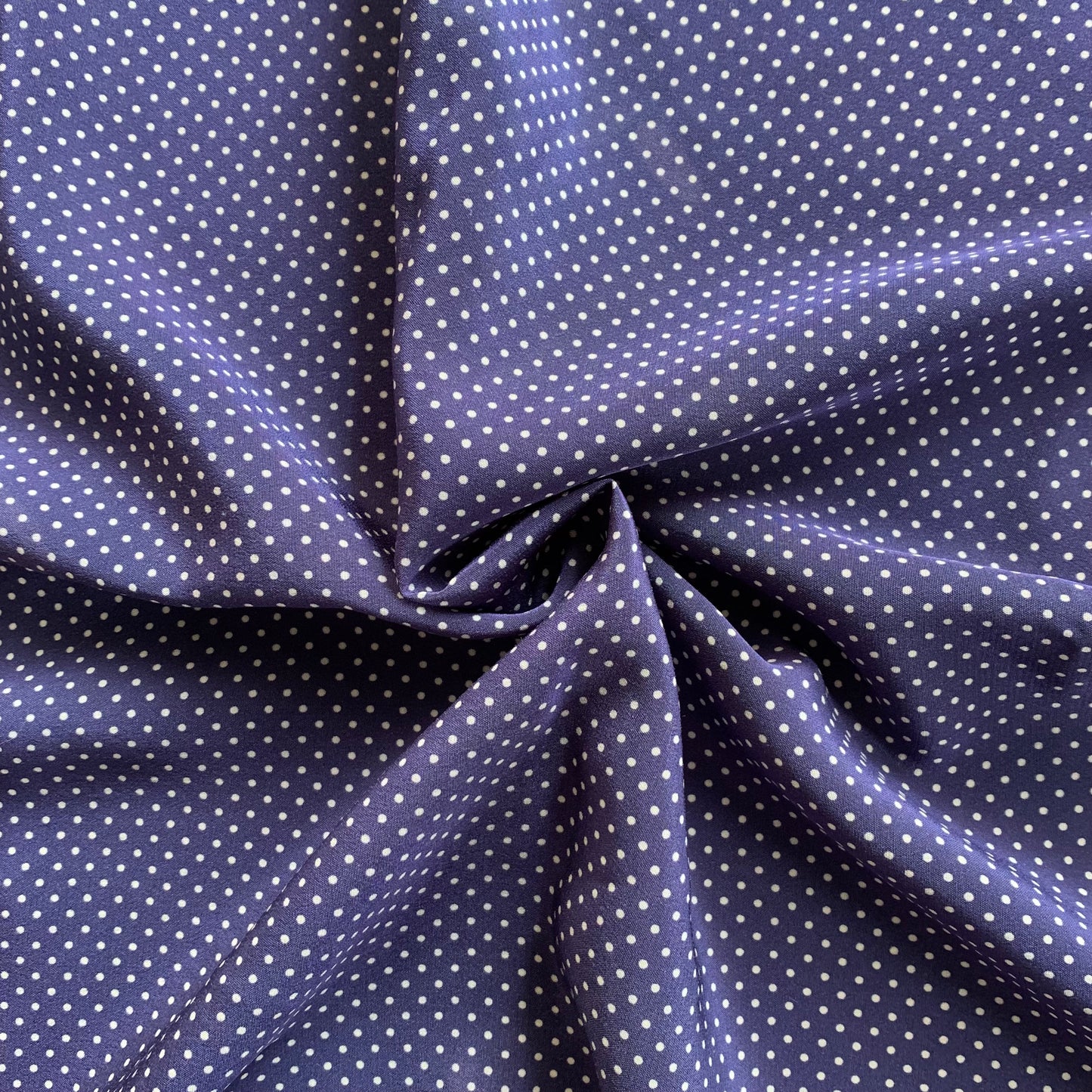 Foulard soie vintage bleu à pois blanc La friperie vintage la friperie vintage 25