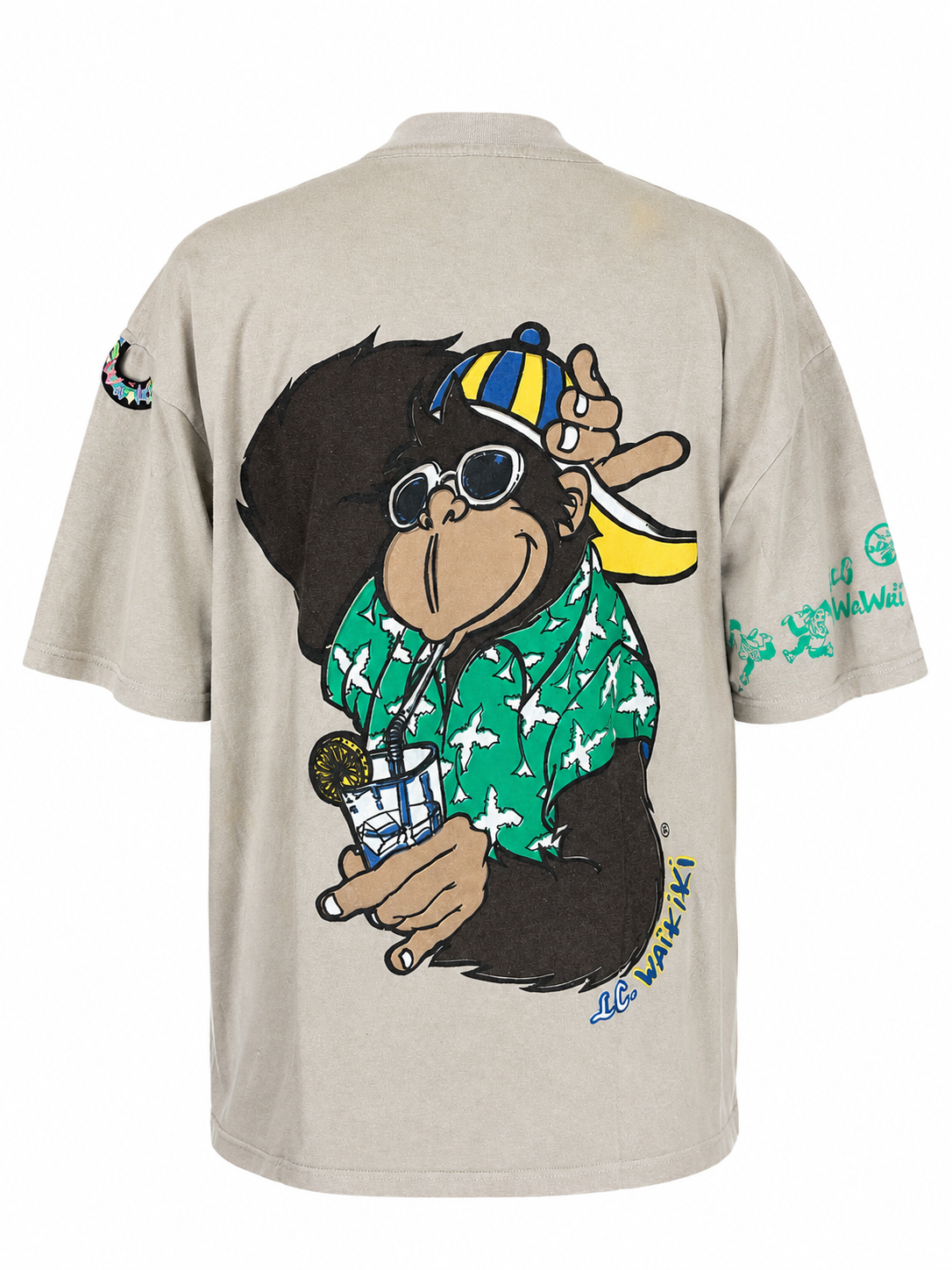 T-shirt vintage LC Waikiki beige 1990