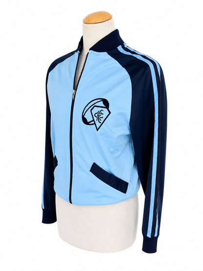 Veste vintage sportwear bleu ciel 70’s