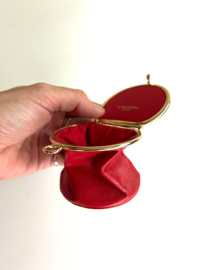 Porte-pièces vintage Lancel cuir la friperie vintage 25