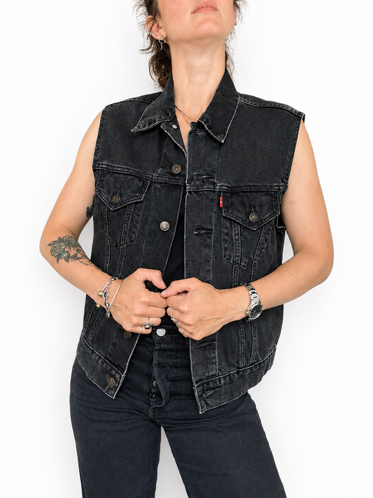 Veste en jean Levis vintage sans manches