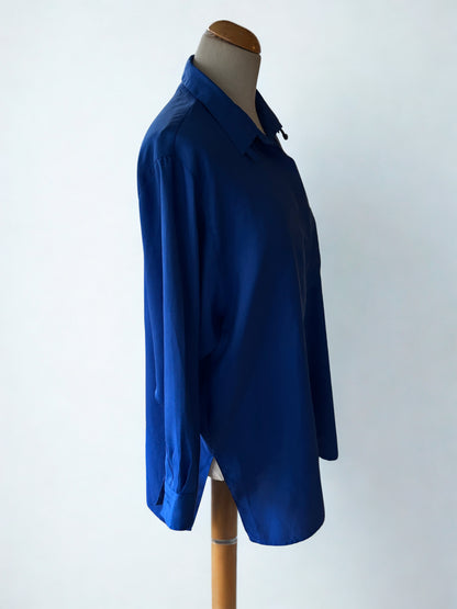 Chemisier long bleu vintage Rodier