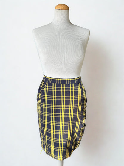 Jupe vintage à carreaux Cacharel la friperie vintage 25
