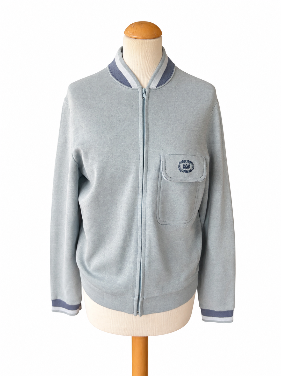 Veste zippée Trevois bleu ciel
