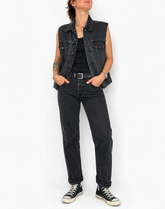 Veste en jean Levis vintage sans manches