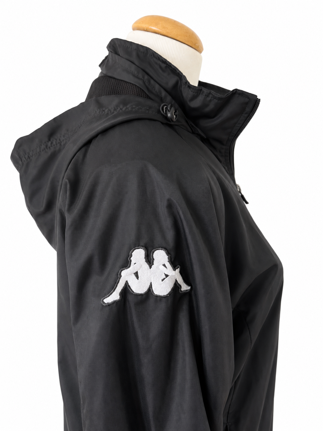 Veste kappa noire coupe vent vintage