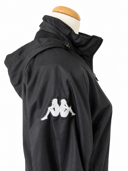 Veste kappa noire coupe vent vintage