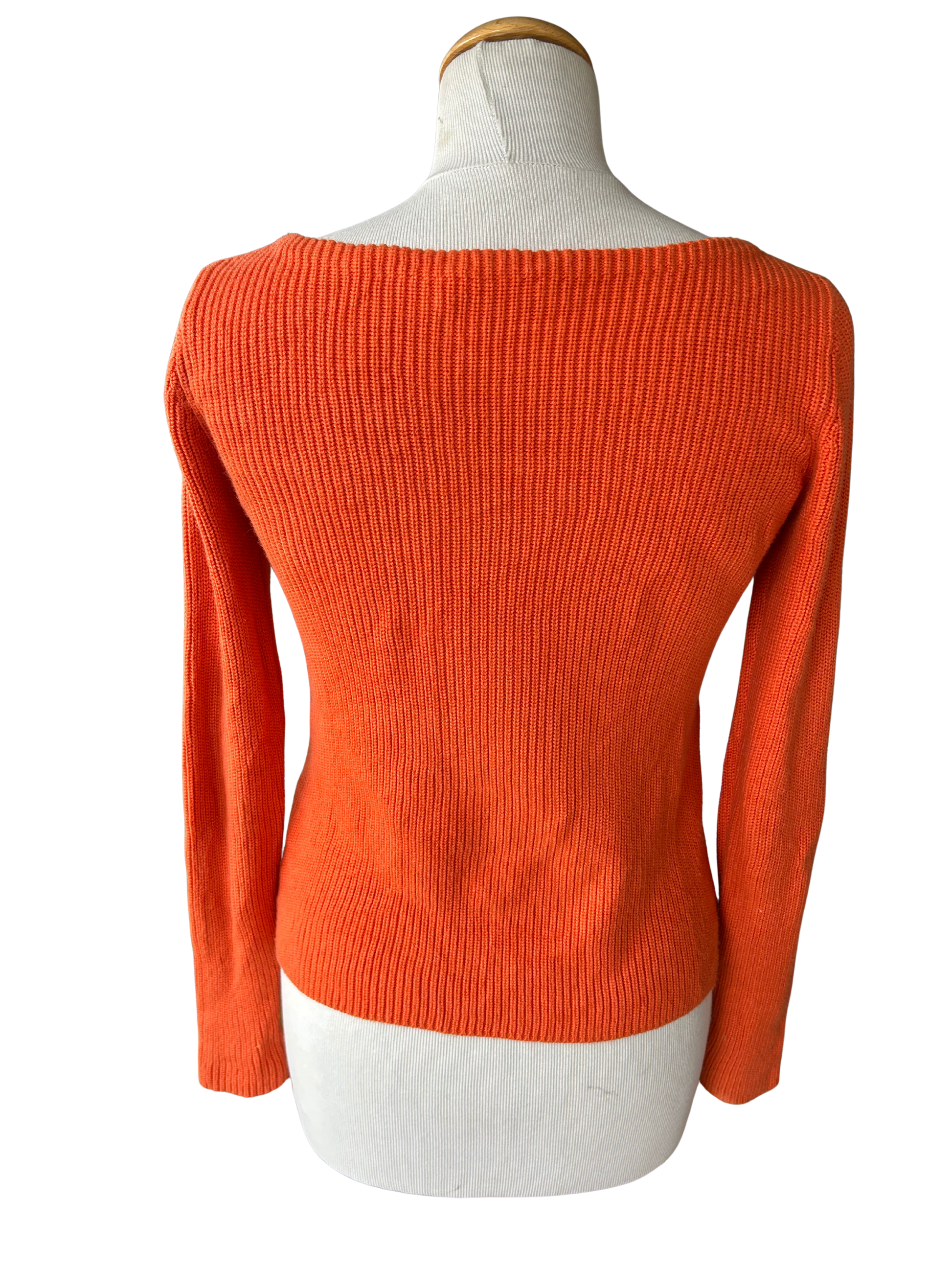 Pull over Hugo Boss orange la friperie vintage 25