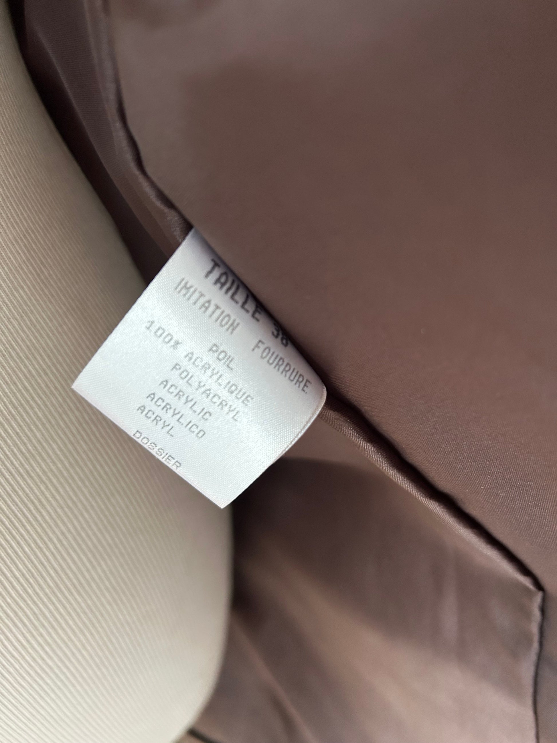 Manteau léopard vintage fausse fourrure la friperie vintage 25