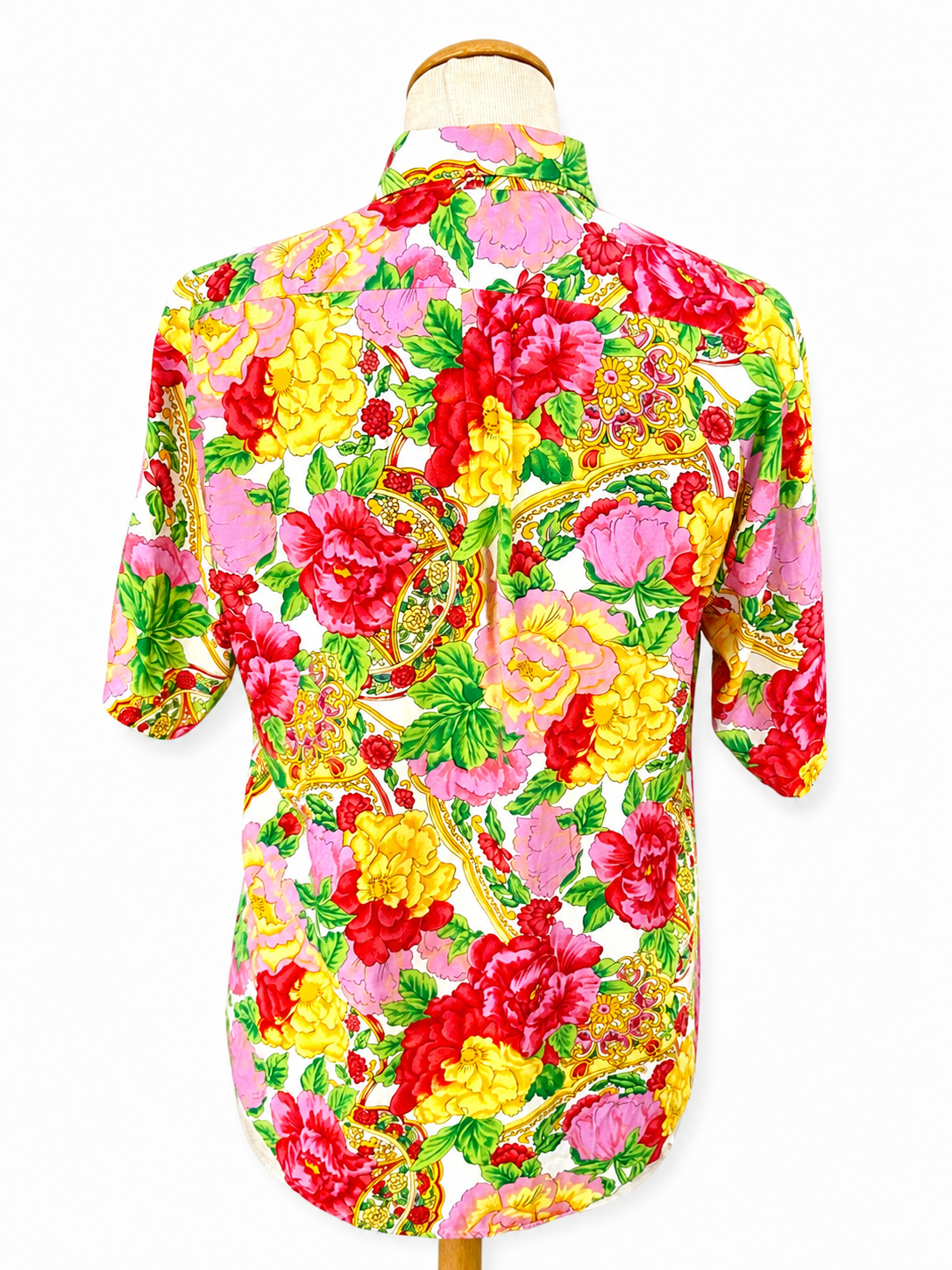 Chemise fleurie vintage France