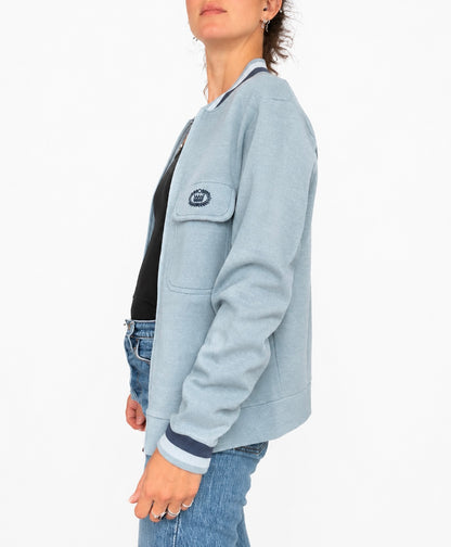 Veste zippée Trevois bleu ciel