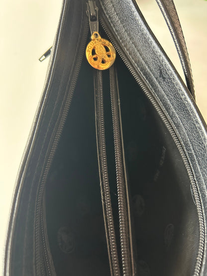 Sac Pourchet Paris vintage cuir la friperie vintage 25