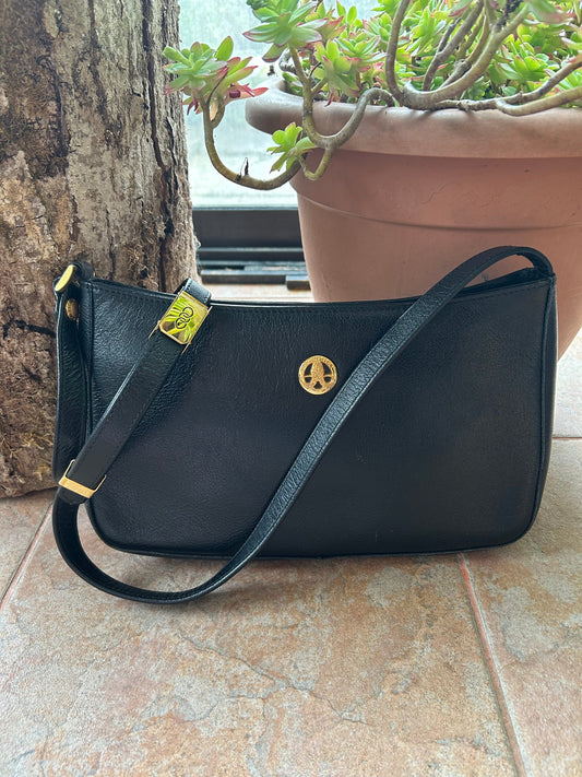 Sac Pourchet Paris vintage cuir la friperie vintage 25