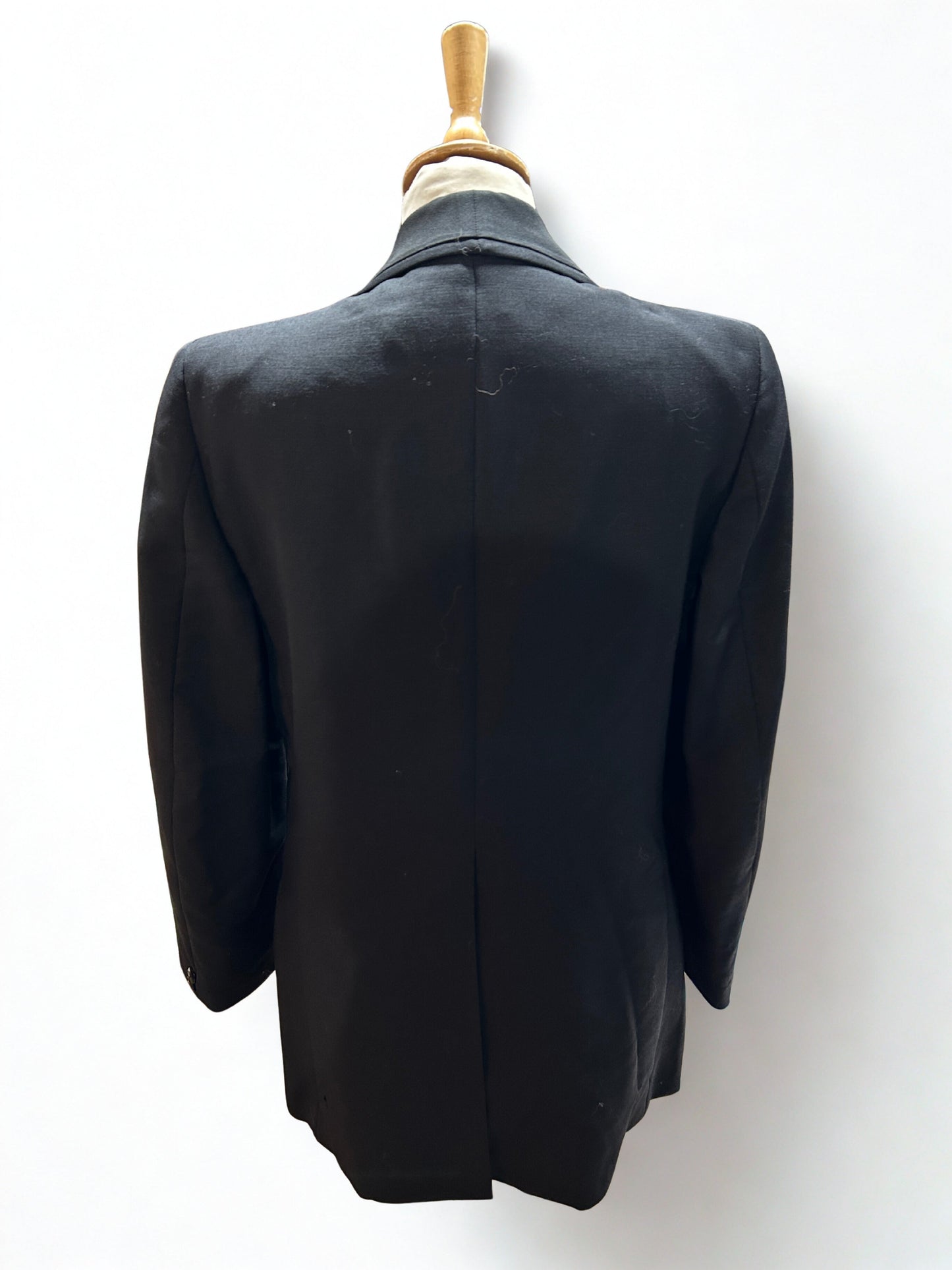 Blazer noir vintage  col châle 80’s la friperie vintage 25