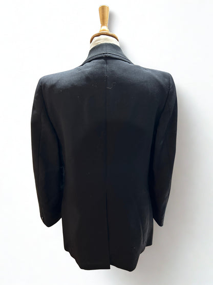 Blazer noir vintage  col châle 80’s la friperie vintage 25