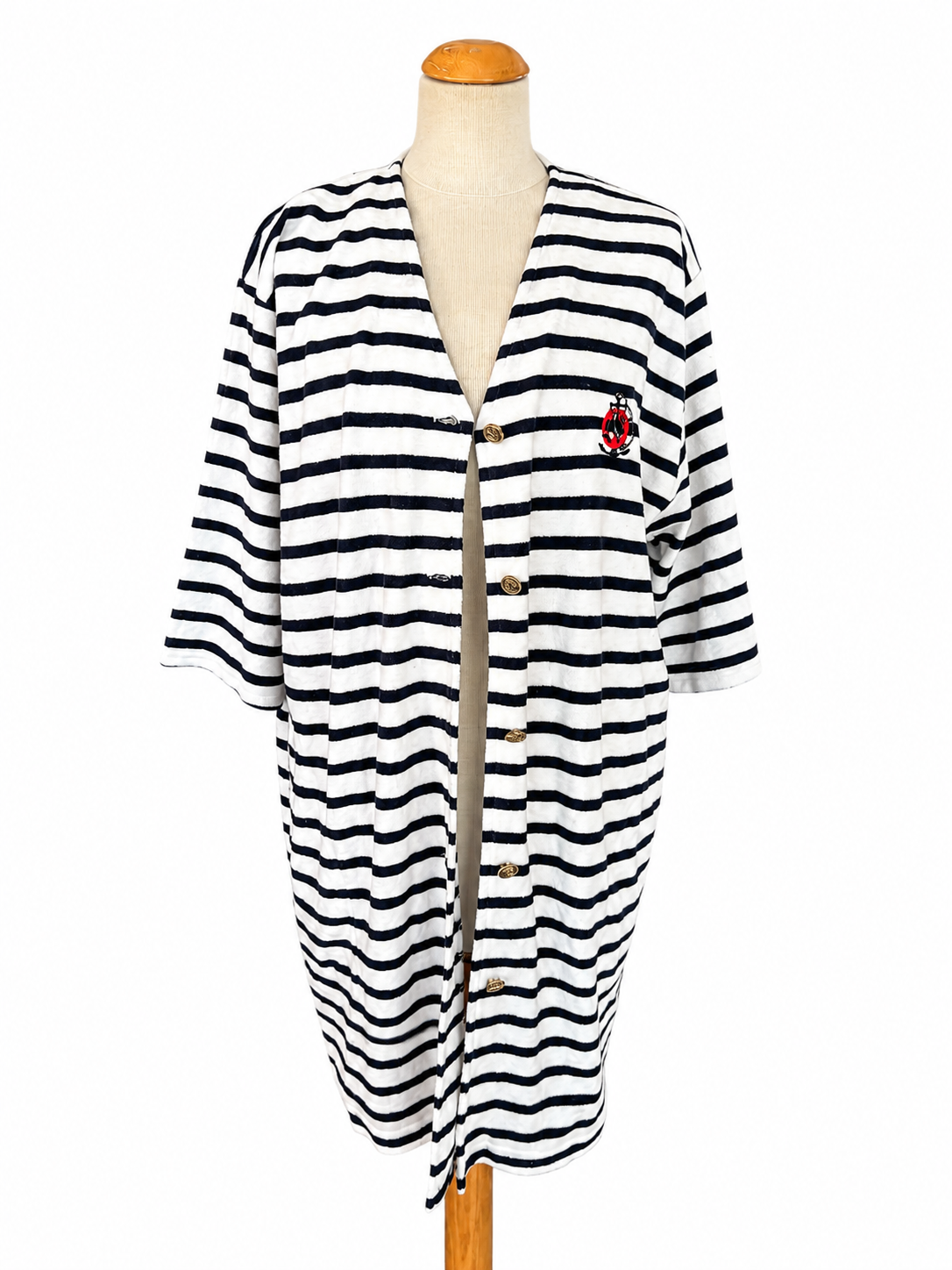 Robe de plage marinière vintage
