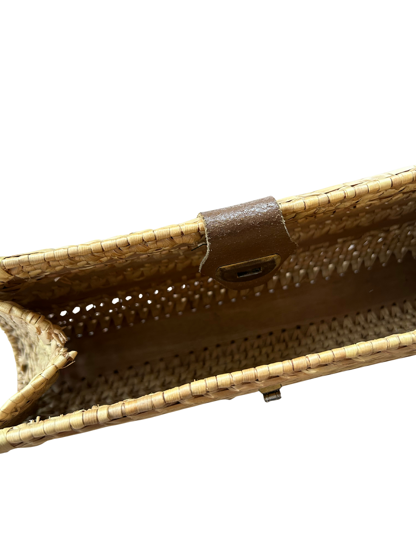 Sac à main vintage en osier bois la friperie vintage 25