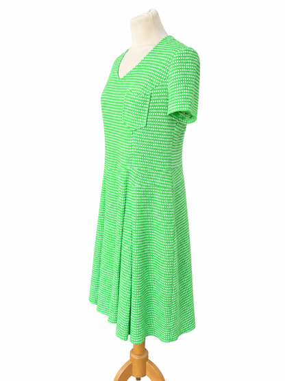 Robe vintage vert Vichy