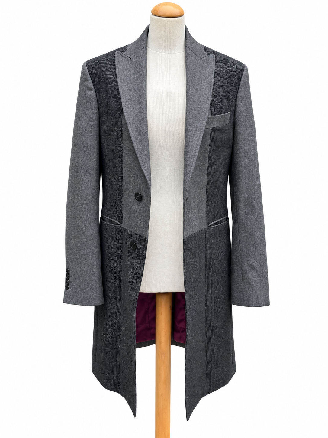 Veste longue Kenzo homme laine gris