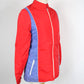 Veste de ski légère vintage rouge bleu années 70