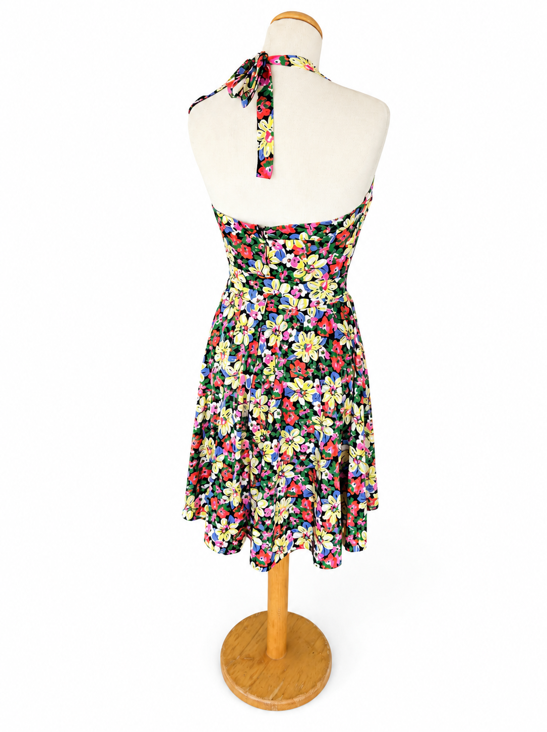 Robe dos nu fleurie vintage