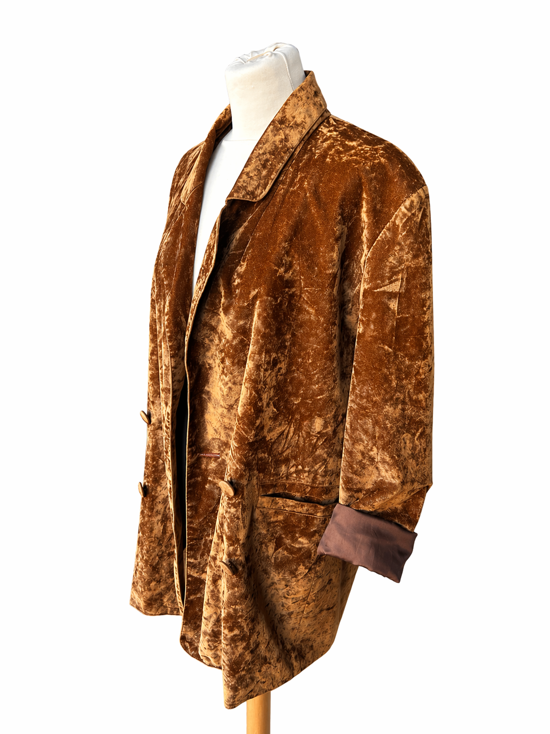 Veste blazer vintage velours marron